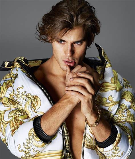 models com versace|versace models men.